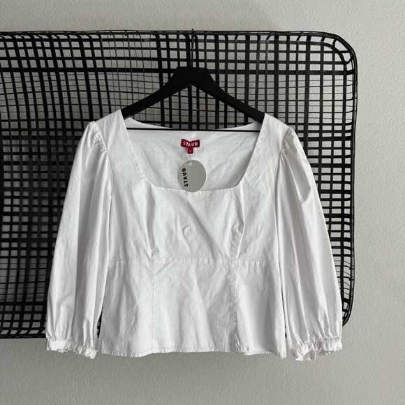 Staud Lana Top white - Picture 2 of 10